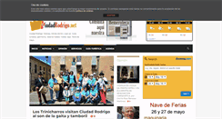Desktop Screenshot of ciudadrodrigo.net